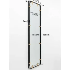 Spiegel Betsy Frame Rectangular Metal 55X165Cm