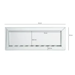 Spiegel Big Beauty Candle Light 90X35