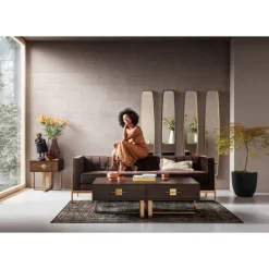 Spiegel Clip Black 32X177Cm