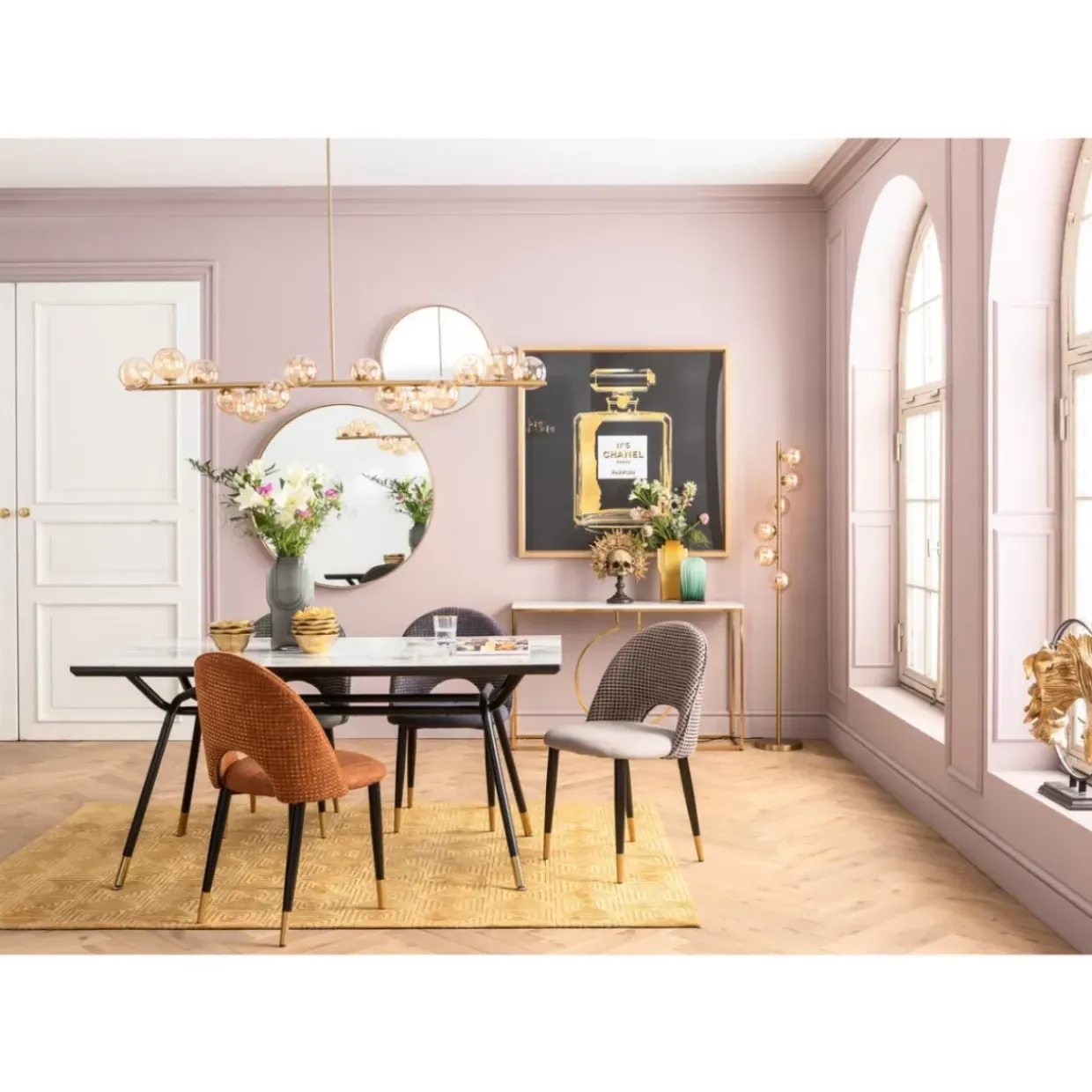 Spiegel Curve Mo Brass O100