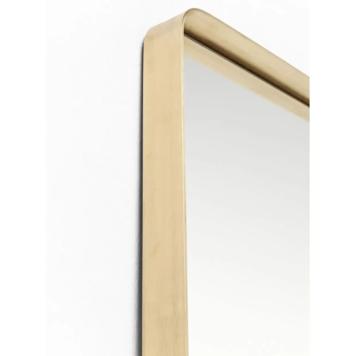 Spiegel Curve Rectangular Brass 70X200Cm