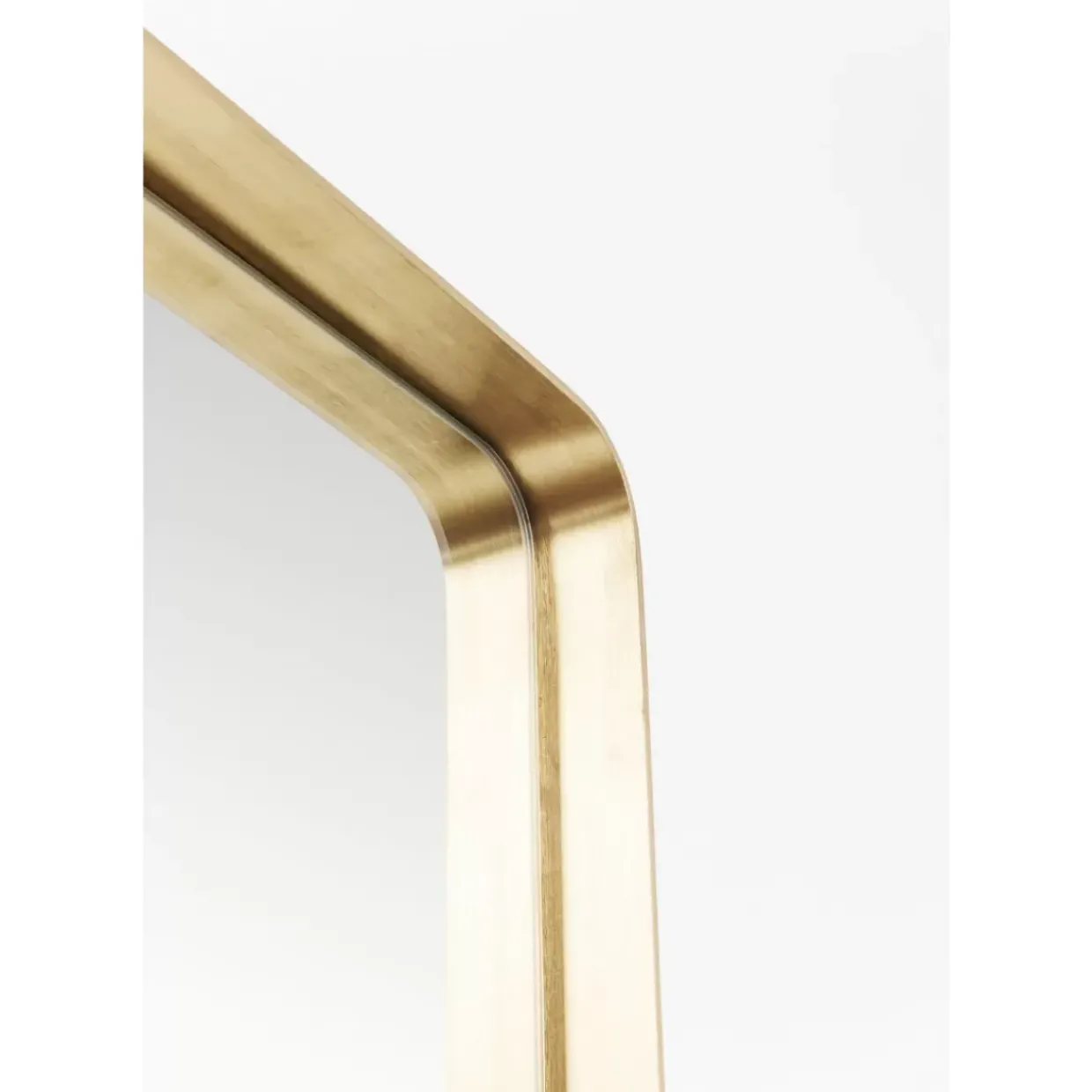 Spiegel Curve Rectangular Brass 70X200Cm