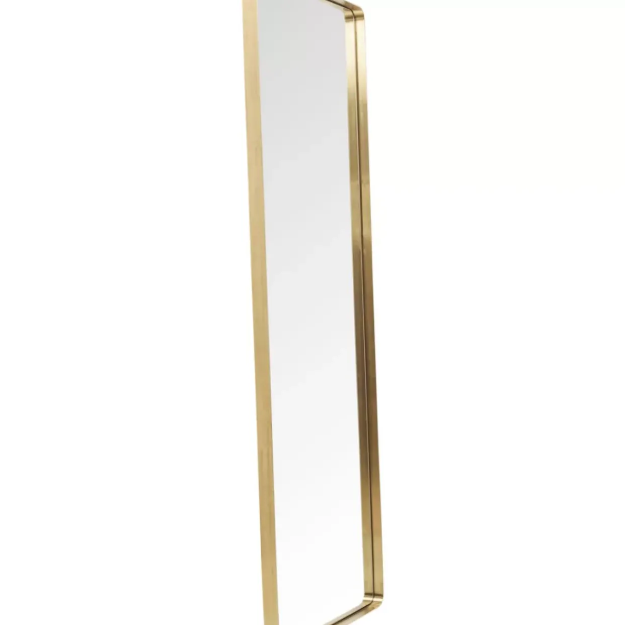Spiegel Curve Rectangular Brass 70X200Cm