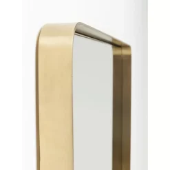 Spiegel Curve Rectangular Brass 80X120Cm