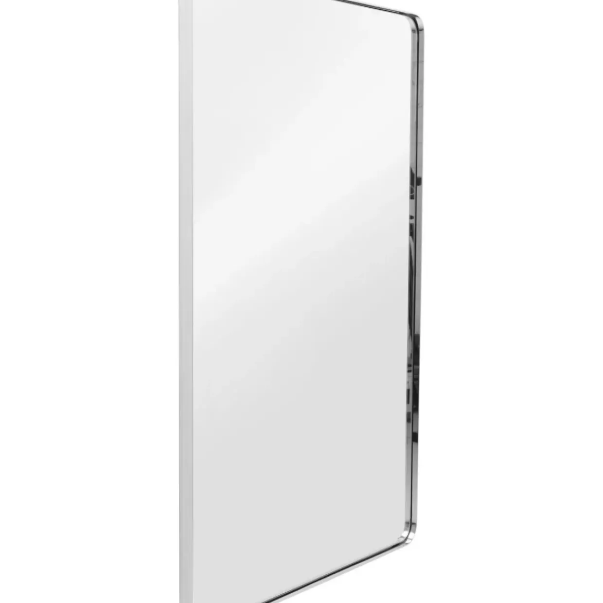 Spiegel Curvy Chrom Look 80X120Cm