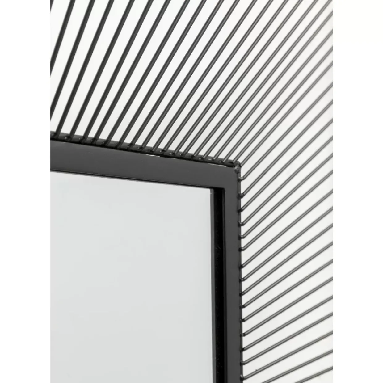 Spiegel Dimension Square Schwarz 91X91Cm