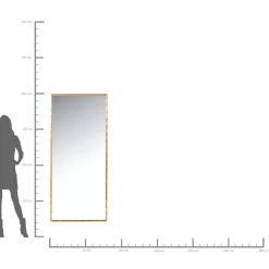 Spiegel Hipster Bamboo 80X180Cm