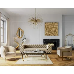 Spiegel Hologram Gold 76X119Cm