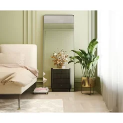 Spiegel Ombra Mo Soft Schwarz 80X200Cm