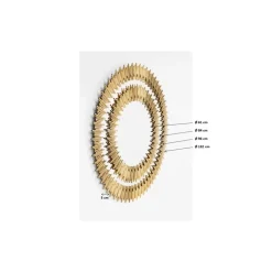 Spiegel Solare Gold O132Cm