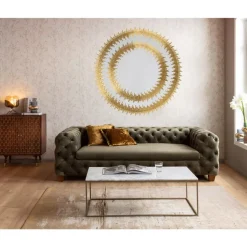 Spiegel Solare Gold O132Cm