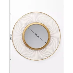 Spiegel Sun Storm Gold O93Cm