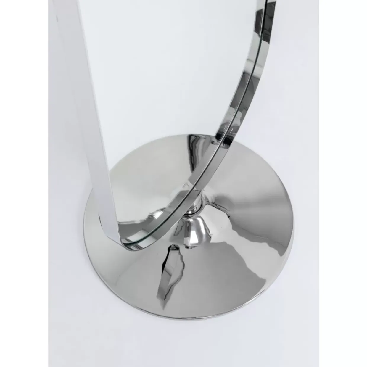 Standspiegel Curvy Chrom Look 40X170Cm
