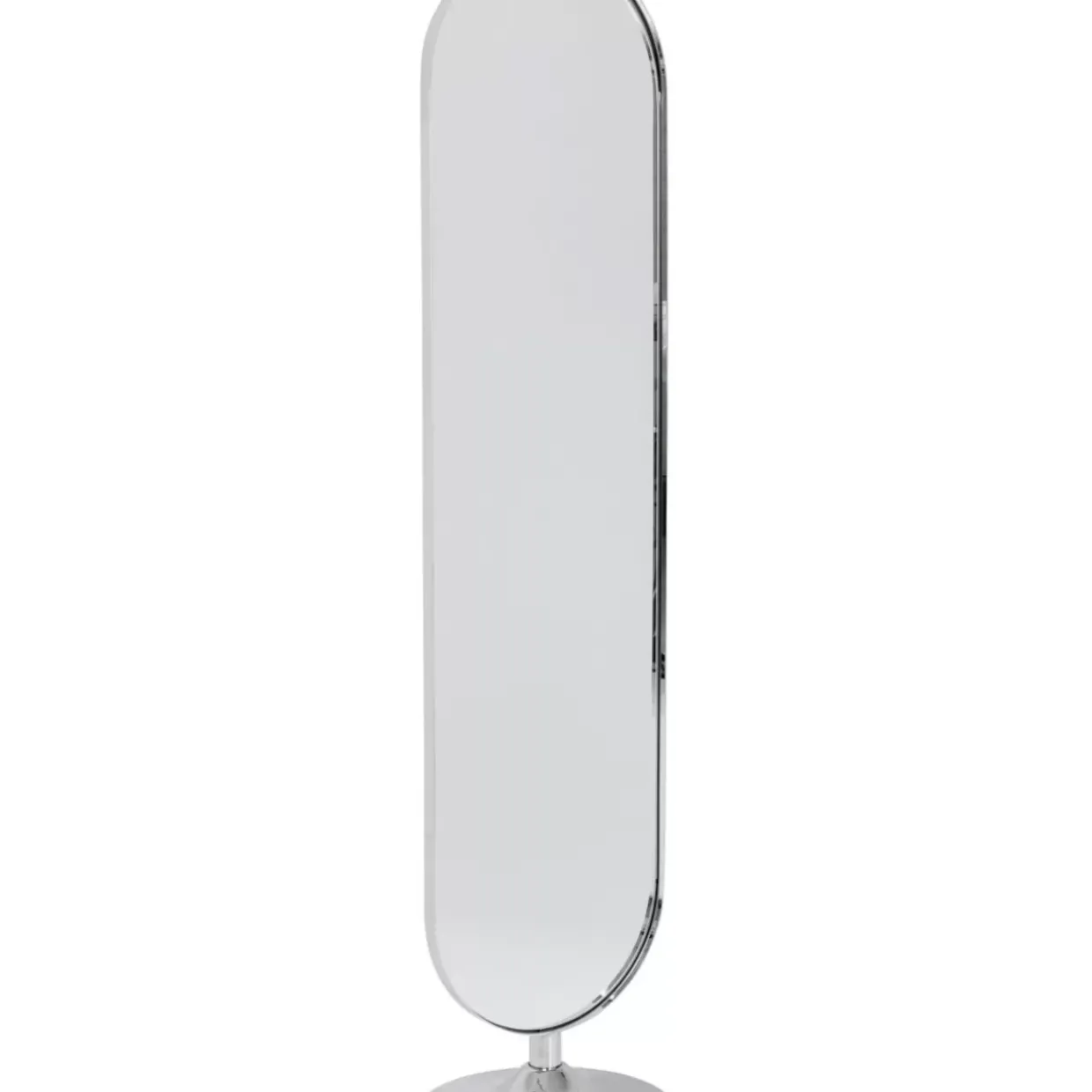 Standspiegel Curvy Chrom Look 40X170Cm