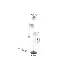 Stehleuchte Al Capone Tre