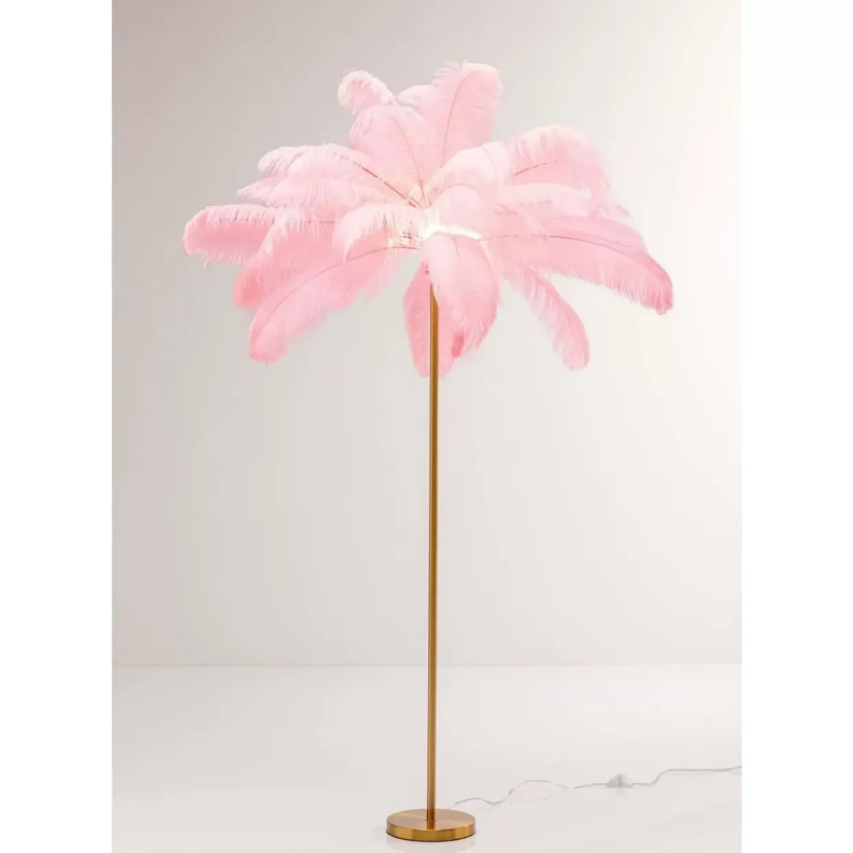 Stehleuchte Feather Palm Pink 165Cm