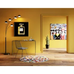 Stehleuchte Five Fingers Schwarz Matt