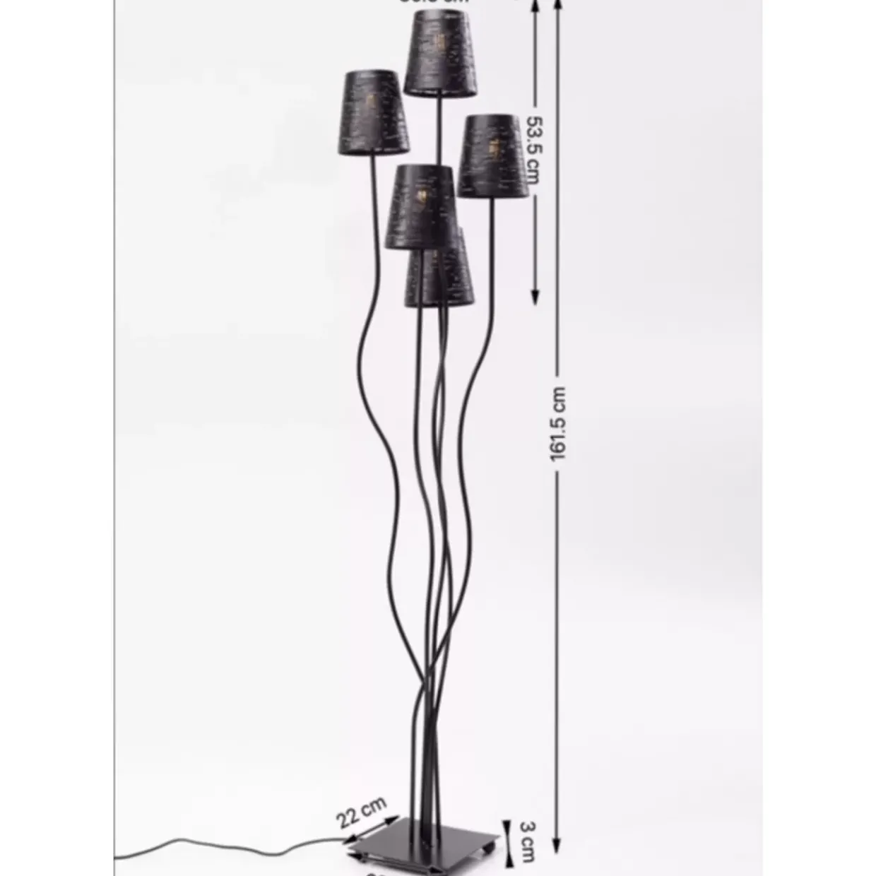 Stehleuchte Flexible Black Cinque