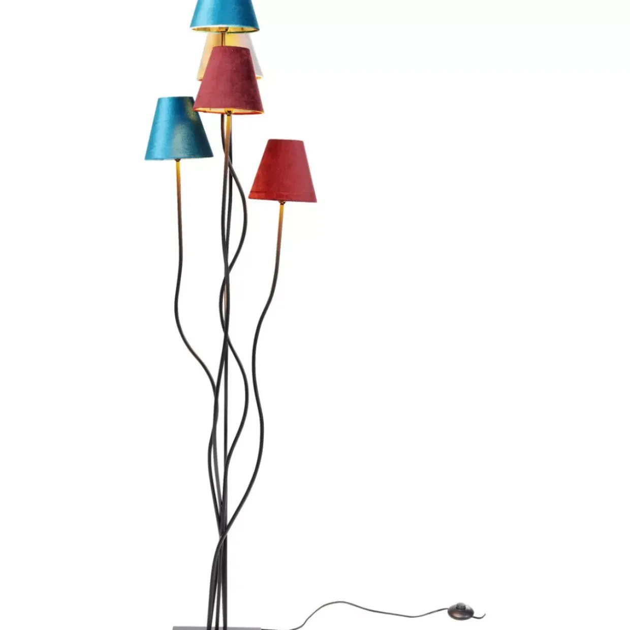 Stehleuchte Flexible Velvet Schwarz Cinque