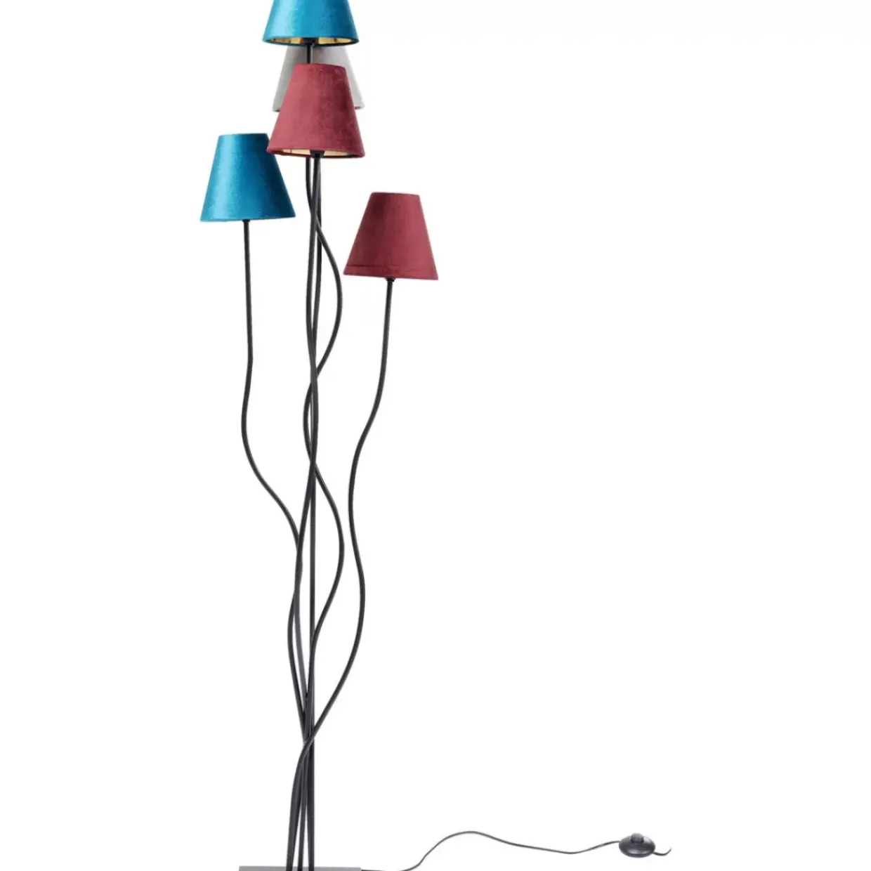 Stehleuchte Flexible Velvet Schwarz Cinque
