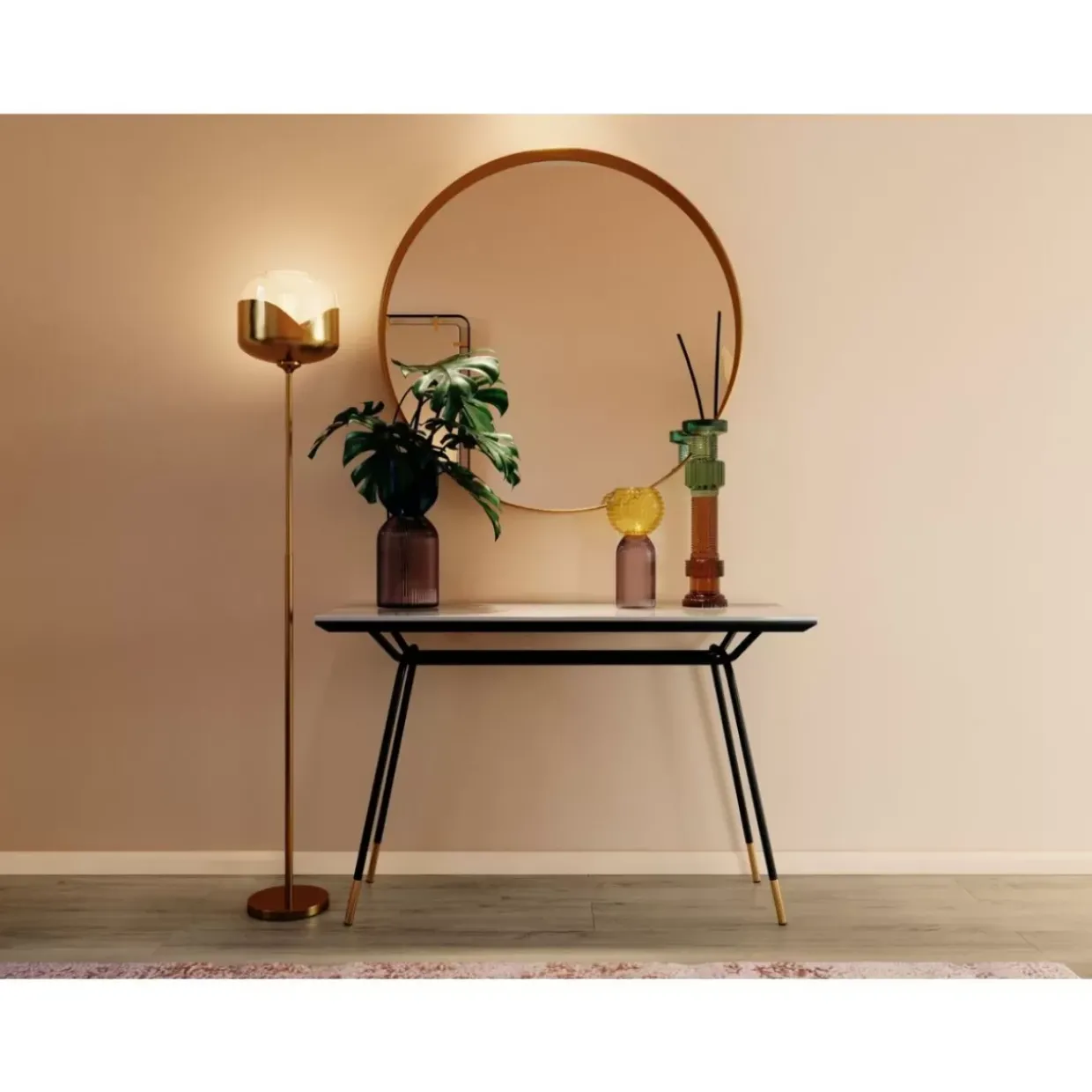 Stehleuchte Golden Goblet Ball