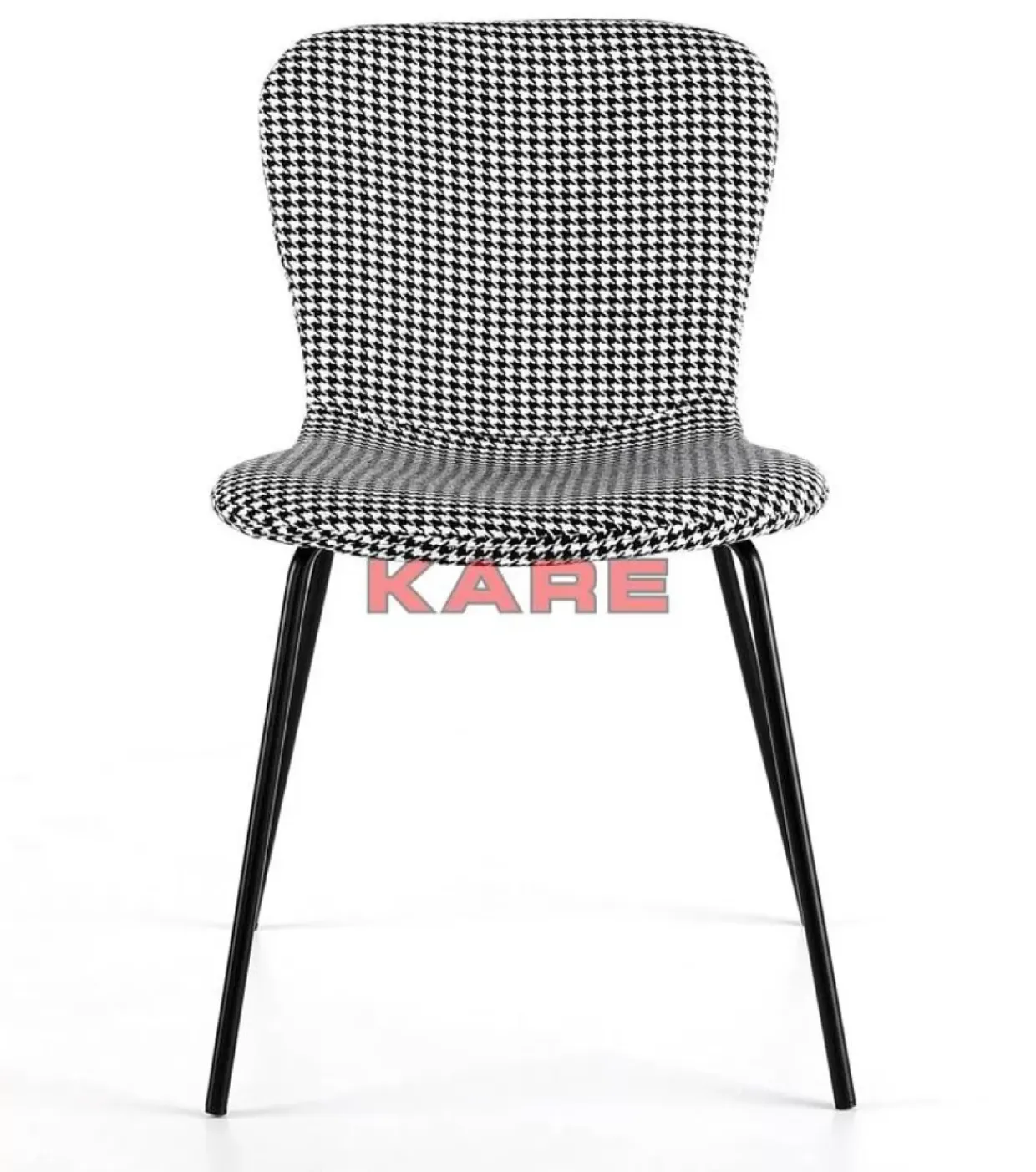 Stuhl Frida Schwarz Und Weiss (2/Set)