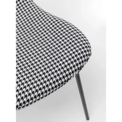 Stuhl Frida Schwarz Und Weiss (2/Set)