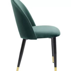 Stuhl Iris Velvet Grun