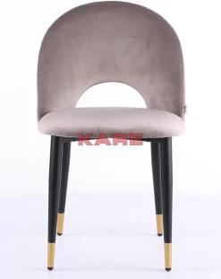 Stuhl Iris Velvet Taupe (2/Set)