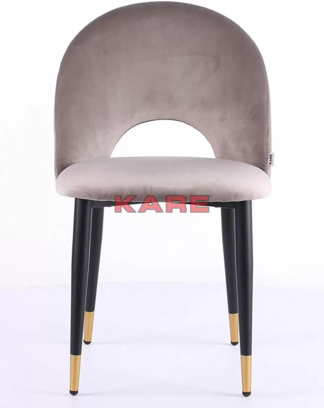 Stuhl Iris Velvet Taupe (2/Set)