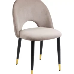 Stuhl Iris Velvet Taupe (2/Set)