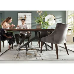 Stuhl Mode Velvet Grau