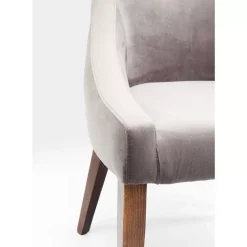 Stuhl Mode Velvet Grau