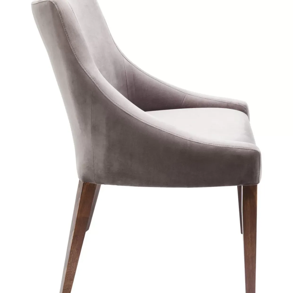 Stuhl Mode Velvet Grau