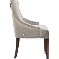 Stuhl Prince Velvet Grau