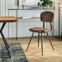 Stuhl Samba Leder Braun