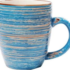 Tasse Swirl Blau