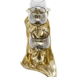 Teelichthalter 3 Jade Gold (4/Tlg.)