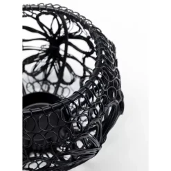 Teelichthalter Hayat Schwarz O12Cm