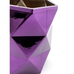 Teelichthalter Rhomb Lila 11