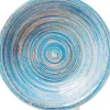 Teller Tief Swirl Blau O21Cm