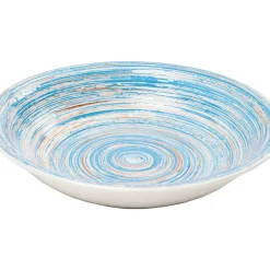 Teller Tief Swirl Blau O21Cm