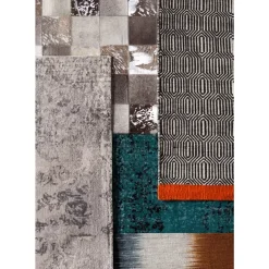 Teppich Cosmo Grau Fur 170X240Cm