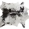 Teppich Hide Schwarz-Weis
