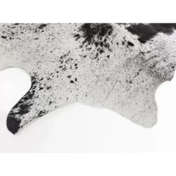 Teppich Hide Schwarz-Weis