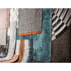 Teppich Kelim Pop Turquoise 170X240Cm