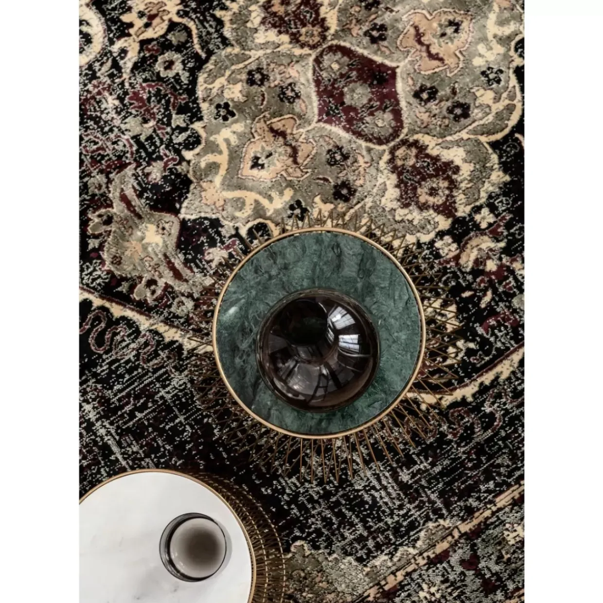 Teppich Ornamento Anthrazit 170X240Cm