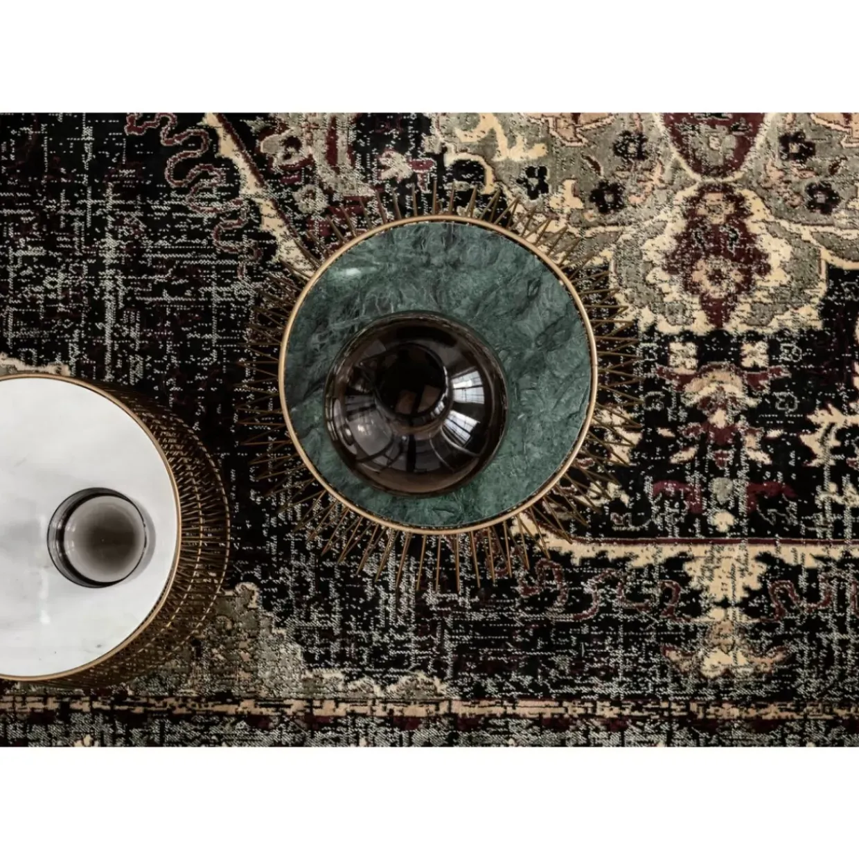 Teppich Ornamento Anthrazit 170X240Cm