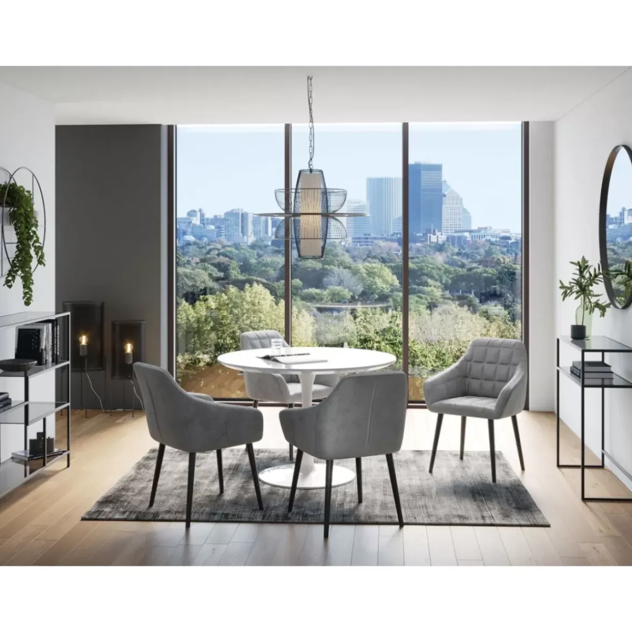 Teppich Runway Grau 170X240Cm