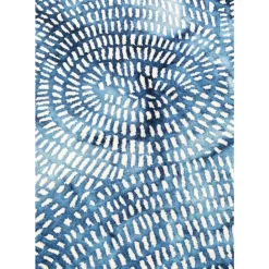 Teppich Stamp Blau 200X300Cm